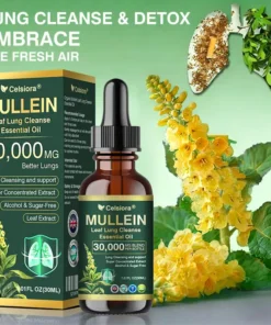 𝐂𝐞𝐥𝐬𝐢𝐨𝐫𝐚® 𝐎𝐫𝐠𝐚𝐧𝐢𝐜 𝐌𝐮𝐥𝐥𝐞𝐢𝐧 𝐋𝐞𝐚𝐟 𝐋𝐮𝐧𝐠 𝐂𝐥𝐞𝐚𝐧𝐬𝐞 𝐄𝐬𝐬𝐞𝐧𝐭𝐢𝐚𝐥 𝐎𝐢𝐥