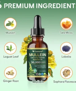 𝐂𝐞𝐥𝐬𝐢𝐨𝐫𝐚® 𝐎𝐫𝐠𝐚𝐧𝐢𝐜 𝐌𝐮𝐥𝐥𝐞𝐢𝐧 𝐋𝐞𝐚𝐟 𝐋𝐮𝐧𝐠 𝐂𝐥𝐞𝐚𝐧𝐬𝐞 𝐄𝐬𝐬𝐞𝐧𝐭𝐢𝐚𝐥 𝐎𝐢𝐥