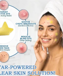 Celsiora® 2-in-1 Microneedle & Hydrocolloid Star Patch