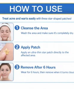 Celsiora® 2-in-1 Microneedle & Hydrocolloid Star Patch