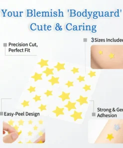 Celsiora® 2-in-1 Microneedle & Hydrocolloid Star Patch