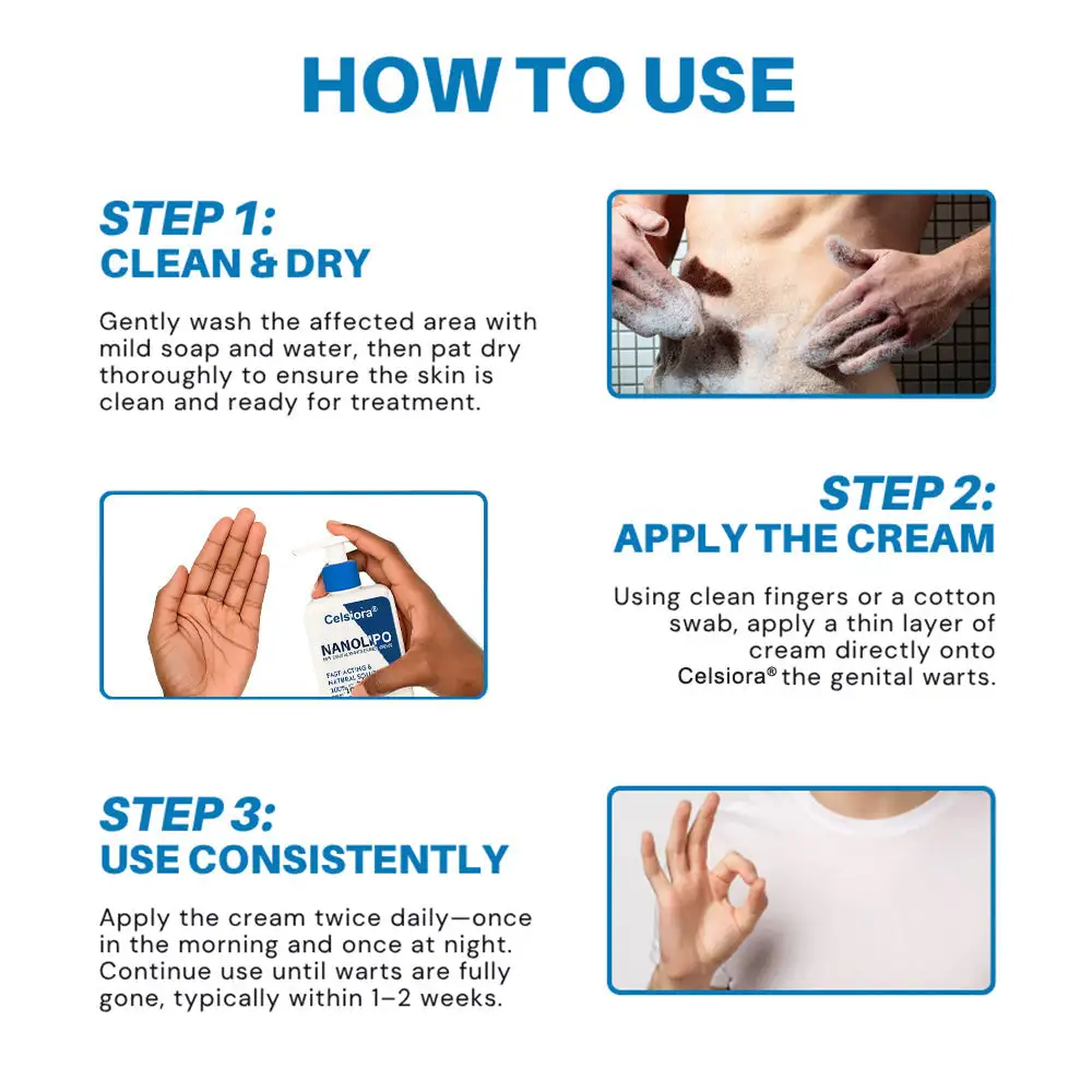 Celsiora® NanoLipo HPV Genital Warts Eraser Cream Plus+