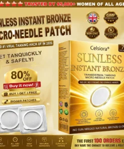 Celsiora® 𝐒𝐮𝐧𝐥𝐞𝐬𝐬 𝐈𝐧𝐬𝐭𝐚𝐧𝐭 𝐁𝐫𝐨𝐧𝐳𝐞 𝐓𝐚𝐧𝐧𝐢𝐧𝐠 𝐌𝐢𝐜𝐫𝐨𝐧𝐞𝐞𝐝𝐥𝐞 𝐏𝐚𝐭𝐜𝐡