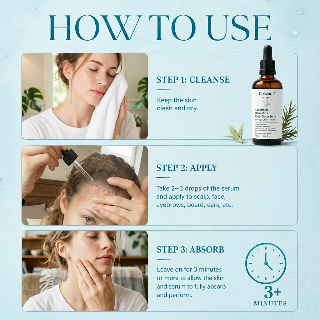 Celsiora® Seborrheic Dermatitis Relief Derm Serum