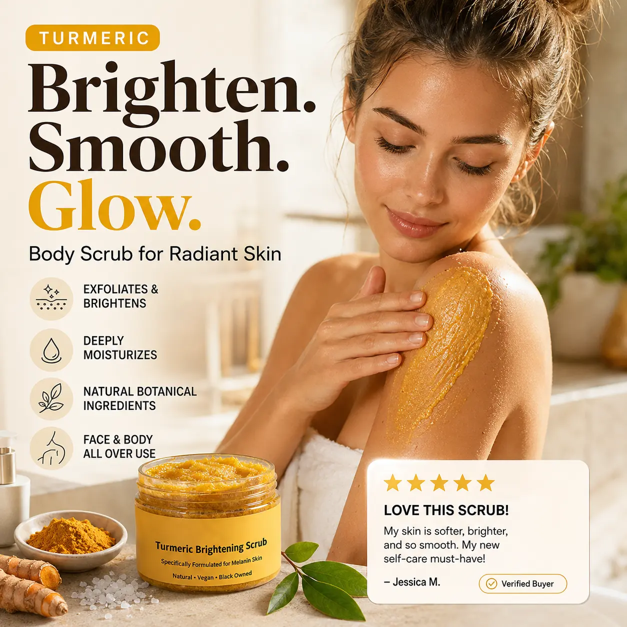 Turmeric Exfoliating Body Scrub-Celsiora®