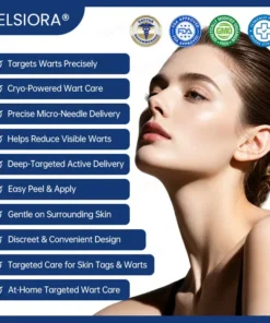 Celsiora® 7-Day MicroNeedle Skin Tag & Wart Removal Patch