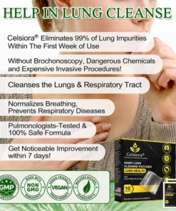 Celsiora® Nano Lung Cleanse Patches