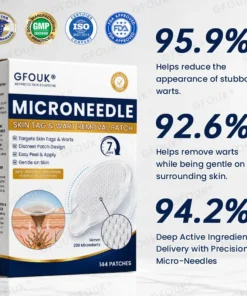 Celsiora® 7-Day MicroNeedle Wart & Skin Tag Removal Patch