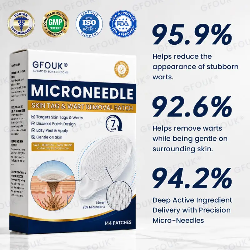 Celsiora® 7-Day MicroNeedle Wart & Skin Tag Removal Patch
